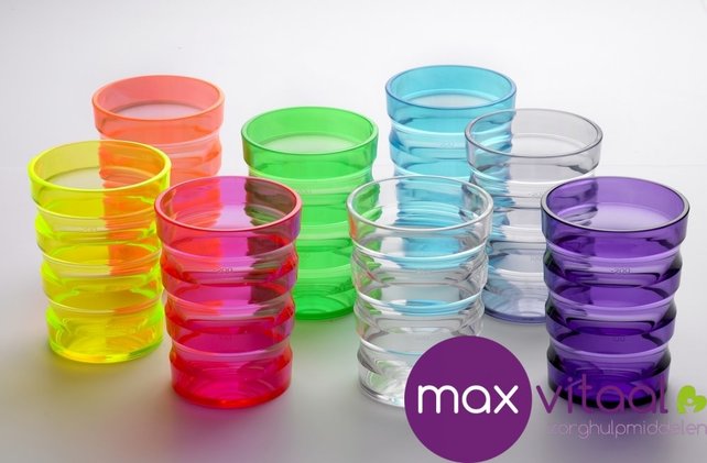 Drinkbeker geribbeld Sure Grip -