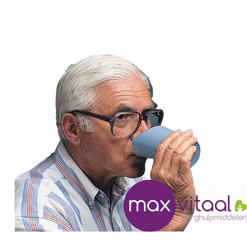 Drinkbeker met neusuitsparing Drinkbeker met neusuitsparing