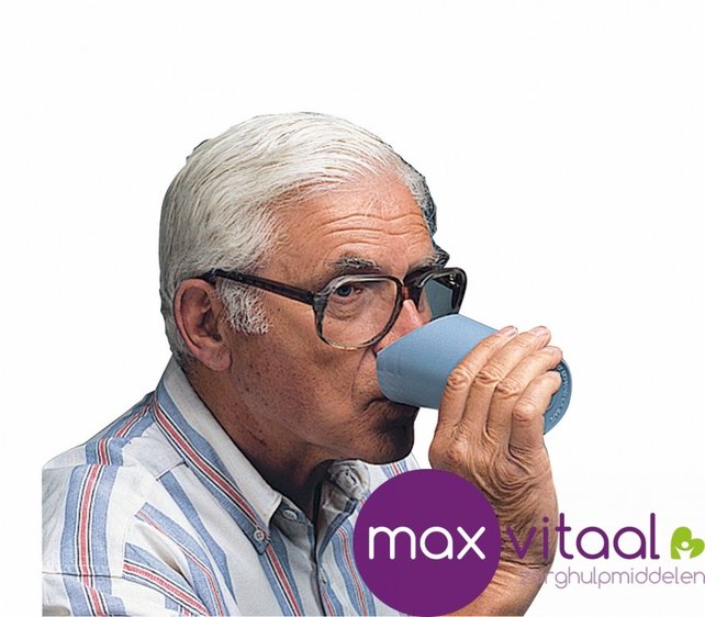 Drinkbeker met neusuitsparing