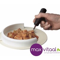 Bordrand groot wit voor bord diam. 19-25 cm