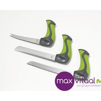 Keukenmessen met gehoekt handvat -