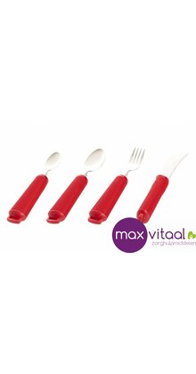 Bestekset 4 stuks rood