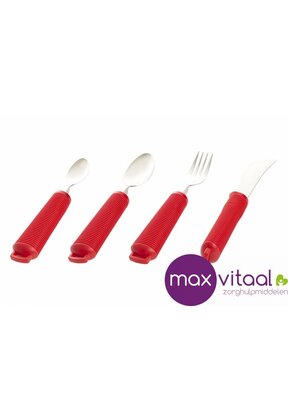 Bestekset 4 stuks rood