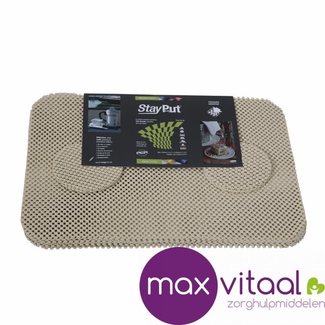 Anti-slip placemat en onderzetter set -