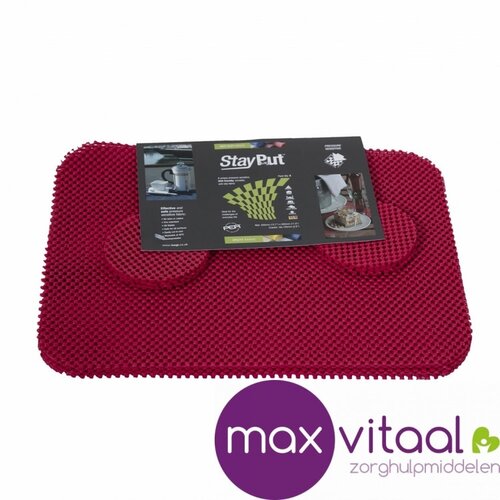 Anti-slip placemat en onderzetter set -