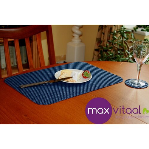 Anti-slip placemat en onderzetter set -