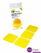 Anti-slip onderzetters 9x9cm (4 stuks) Anti-slip onderzetters 9x9cm (4 stuks)