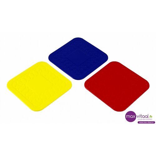 Anti-slip onderzetters 9x9cm (4 stuks)
