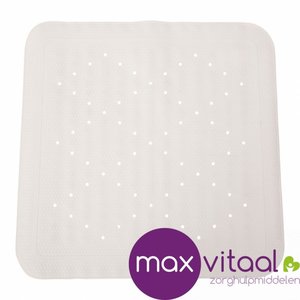 Douchemat 53cm x 53cm  wit