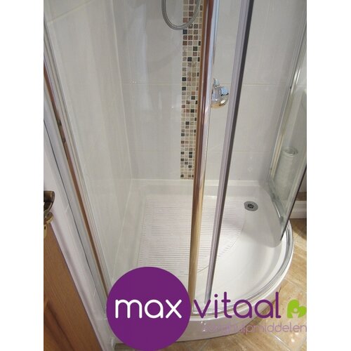 Douchemat anti-slip kwartrond - wit Douchemat anti-slip kwartrond - wit