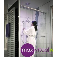 Mobiele wandbeugel chroomlook -