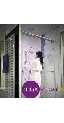 Mobiele wandbeugel chroomlook -