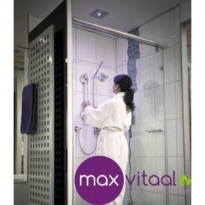 Mobiele wandbeugel chroomlook -