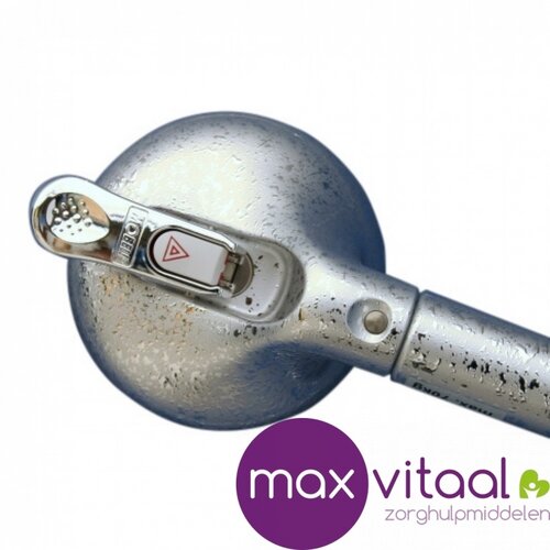 Mobiele wandbeugel chroomlook - Mobiele wandbeugel chroomlook -