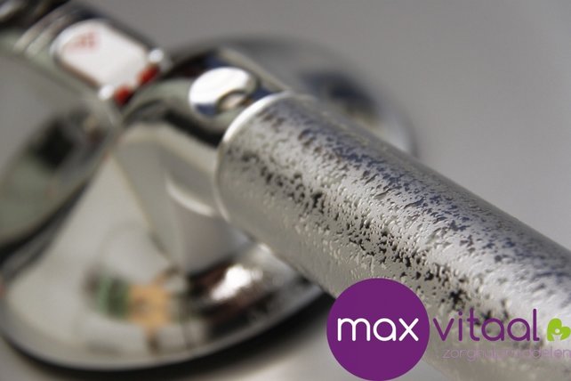 Mobiele wandbeugel chroomlook - Mobiele wandbeugel chroomlook -