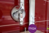 Mobiele wandbeugel chroomlook - Mobiele wandbeugel chroomlook -