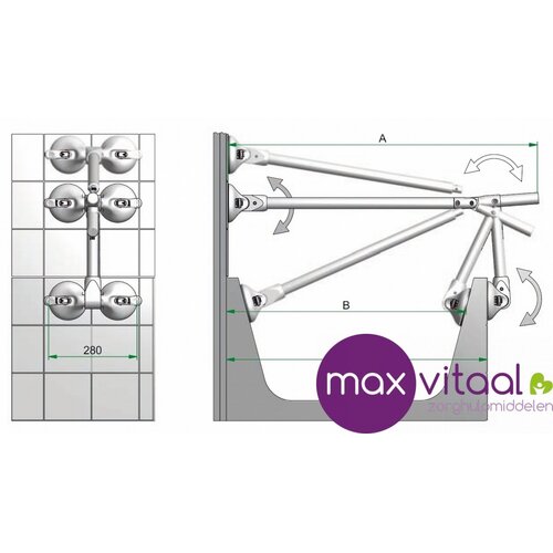 QuattroPower badbeugel