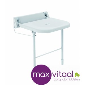 Normbau Opklapbaar douchezitje met vloersteunen