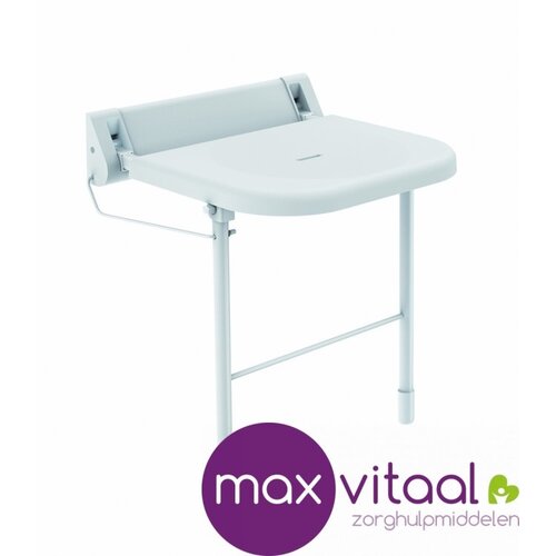 Normbau Opklapbaar douchezitje met vloersteunen