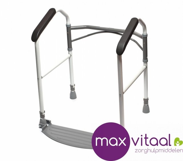 Opvouwbare toiletsteun -