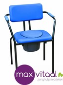 Toiletstoel Club blauw vast Toiletstoel Club blauw vast