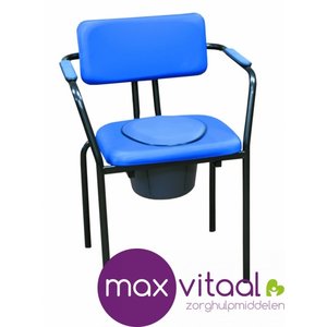 Toiletstoel Club blauw vast