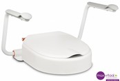 Etac Hi-Loo toiletverhoger vast met armleuning Etac Hi-Loo toiletverhoger vast met armleuning