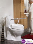 Etac Hi-Loo toiletverhoger vast met armleuning Etac Hi-Loo toiletverhoger vast met armleuning