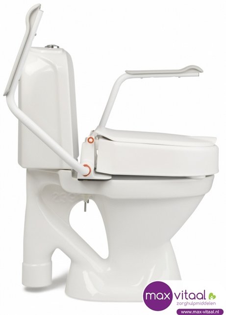 Etac Hi-Loo toiletverhoger vast met armleuning Etac Hi-Loo toiletverhoger vast met armleuning