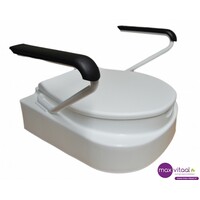 Toiletverhoger compleet in hoogte verstelbaar