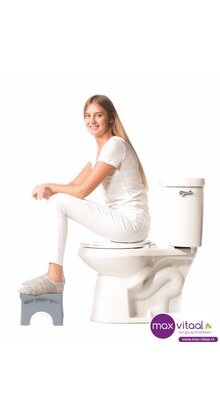 Opvouwbaar toiletkrukje