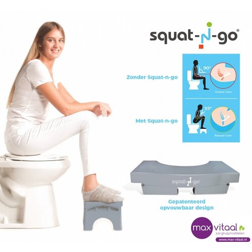 Opvouwbaar toiletkrukje