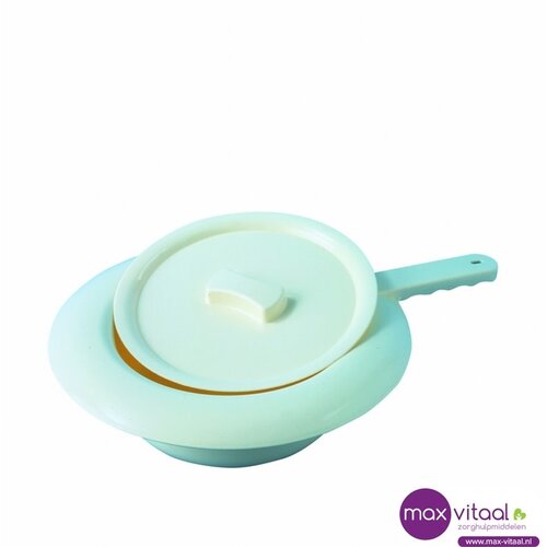 Bedpan + deksel kunststof