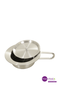 Bedpan + deksel RVS