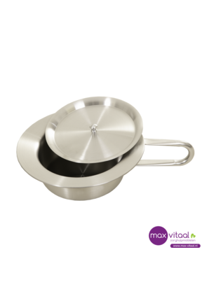 Bedpan + deksel RVS