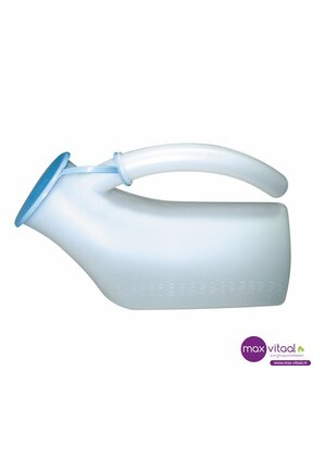 Urinaal voor mannen, met handvat