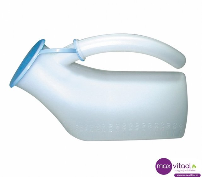 Urinaal voor mannen, met handvat