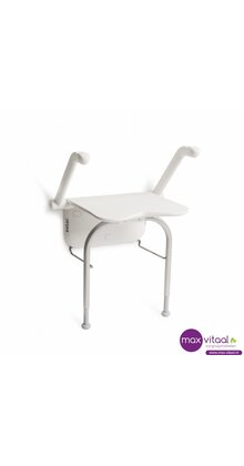 Relax douchezitting - met armsteunen en steunpoten