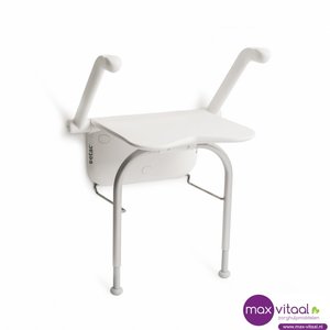 Relax douchezitting - met armsteunen en steunpoten