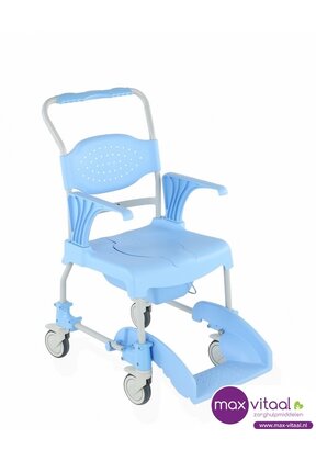 Mobiele douche- en toiletstoel -