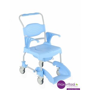 Mobiele douche- en toiletstoel -