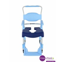 Mobiele douche- en toiletstoel -