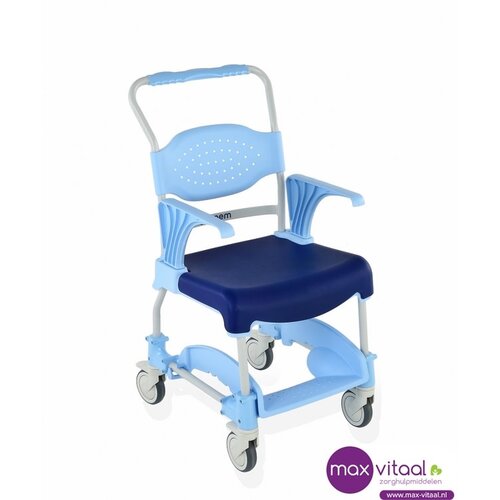 Mobiele douche- en toiletstoel -