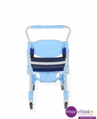 Mobiele douche- en toiletstoel -