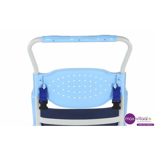 Mobiele douche- en toiletstoel -