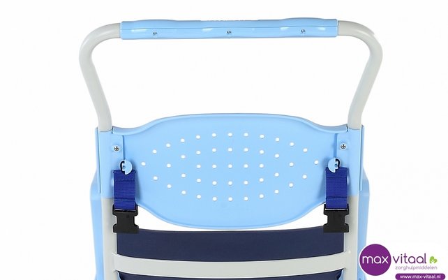 Mobiele douche- en toiletstoel -