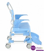 Mobiele douche- en toiletstoel -