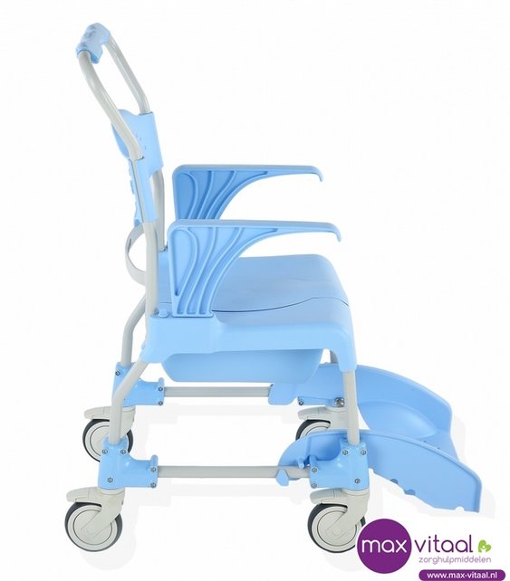 Mobiele douche- en toiletstoel -