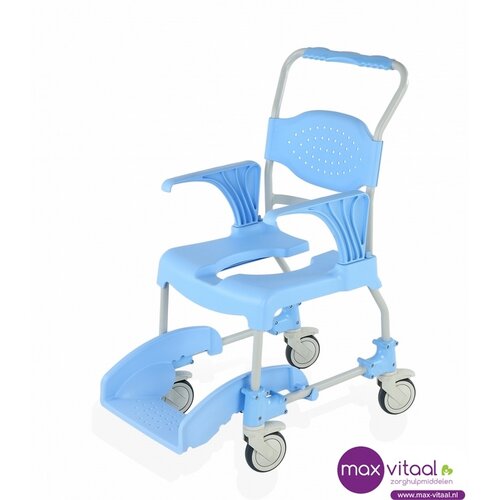 Mobiele douche- en toiletstoel -