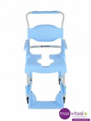 Mobiele douche- en toiletstoel -